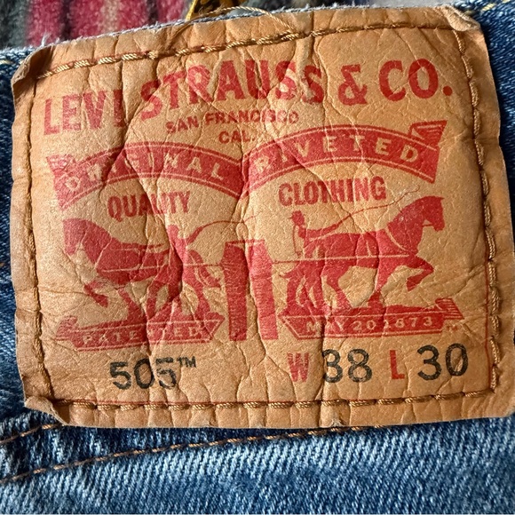 Vintage 90s Levi’s 505 Jeans 38 x 30 - Picture 6 of 6